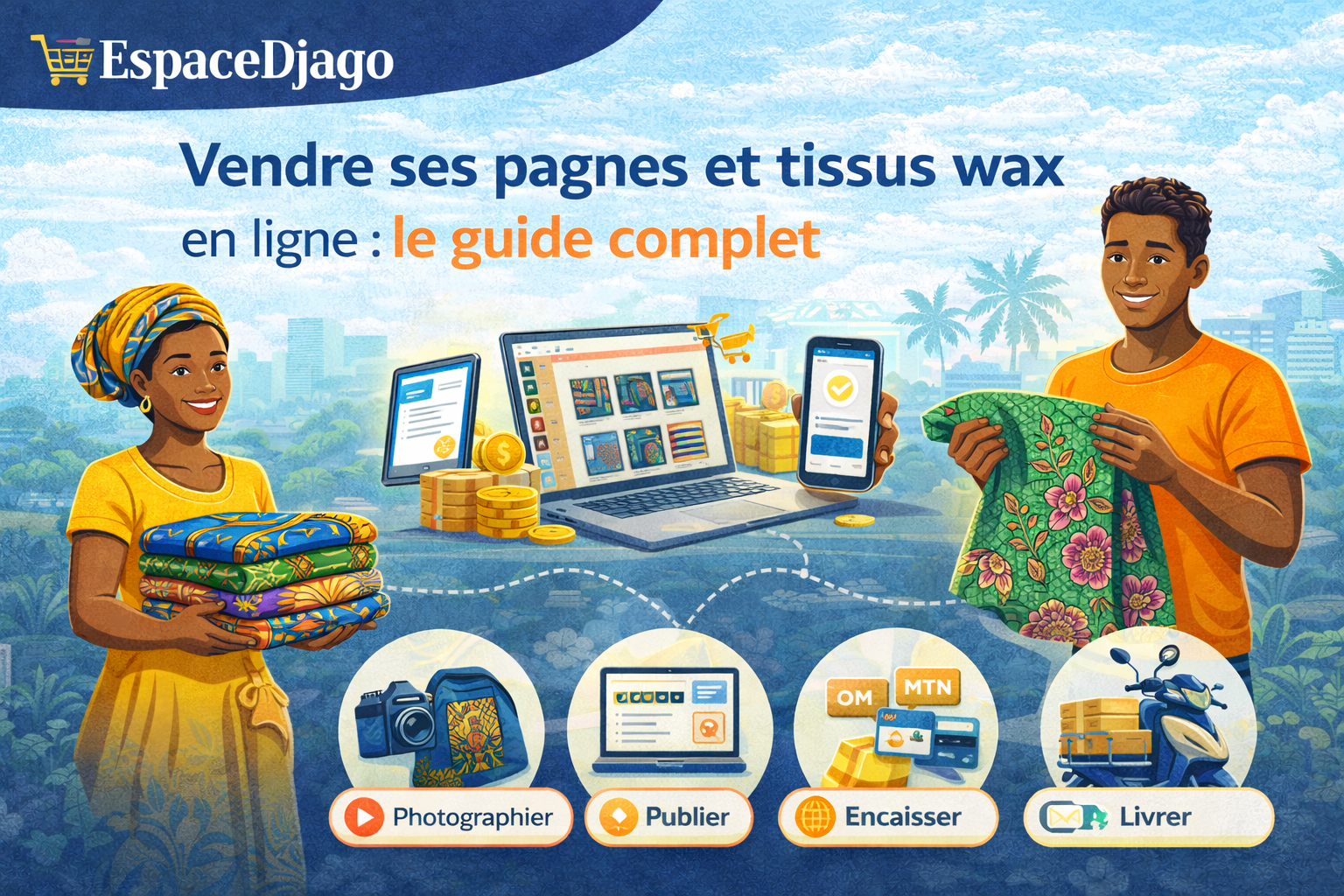 Vendre ses pagnes et tissus wax en ligne : le guide complet