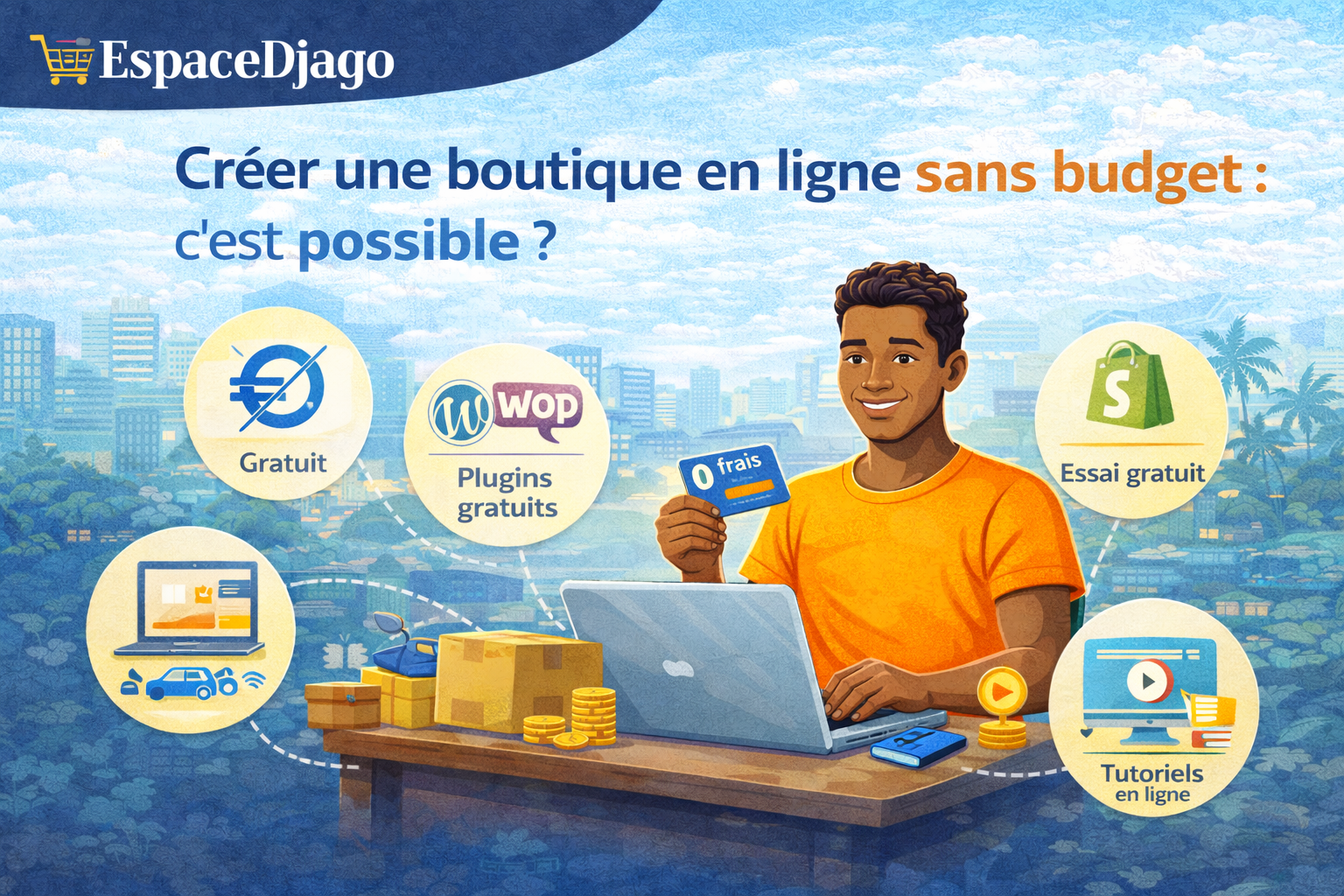 Créer une boutique en ligne sans budget : c'est possible ?